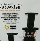 Tribest SW-2020 Slowstar Vertical Slow Juicer Mincer Cold Press Masticating USED
