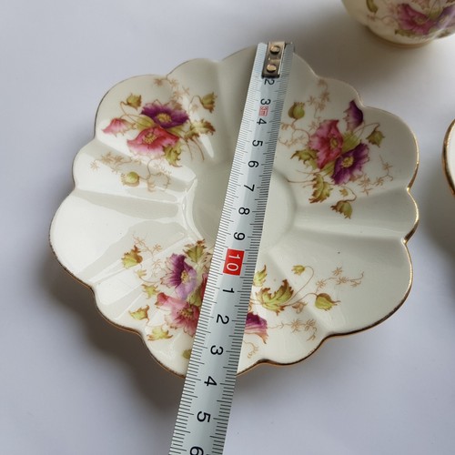 Antique Paragon Lily 1904 trio tea cup ceramic saucer cake plate no.1083 England - Picture 19 of 20