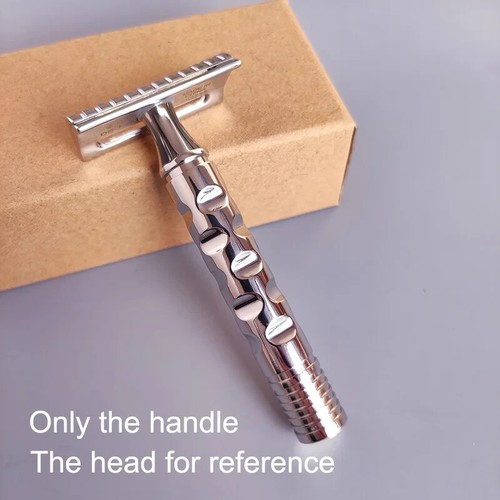 Pioneer 316L stainless steel double edge safety razor Replacement handle Only - Picture 13 of 13