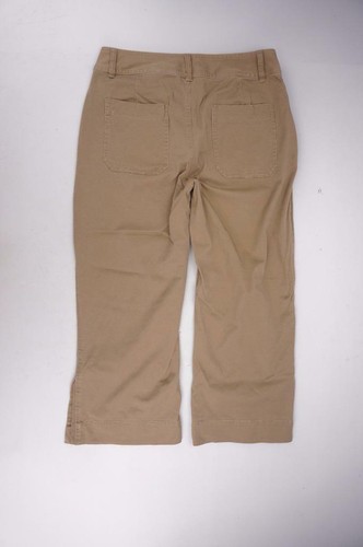 COLDWATER CREEK Stretch Dri Fit Casual Pants with Button Cuff Tan Womens 6 - Picture 3 of 12