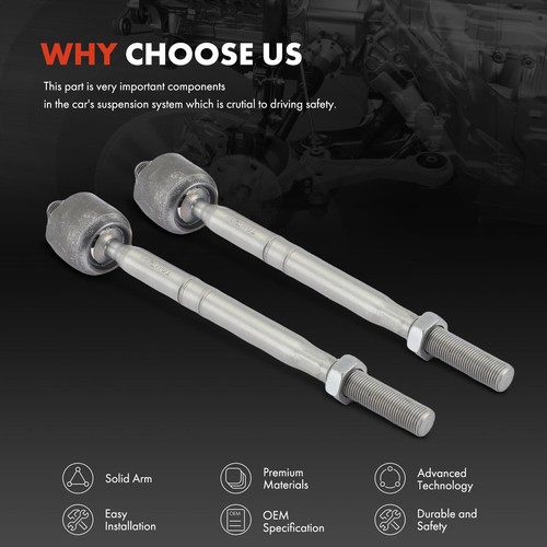 2Pcs Front Left & Right Inner Tie Rod End for Mercedes-Benz W167 GLE350/450/580 - Picture 6 of 9
