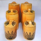 Eco friendly bamboo spicy container with lid organizer kitchen storage jar