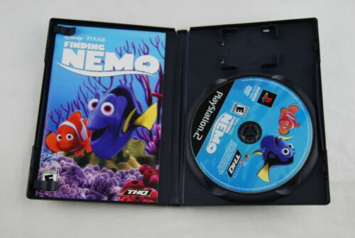 Finding Nemo PS2 Disney Pixar CIB Manuale Playstation 2 Gioco Completo - Foto 3 di 6