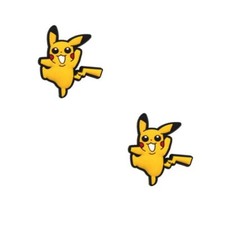 Pikachu Pokemon For Crocs Shoe Charms Jibbitz - 2 Pieces
