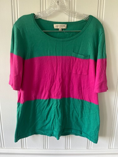 Jones New York Sport T-Shirt Damen XL Grün & Pink