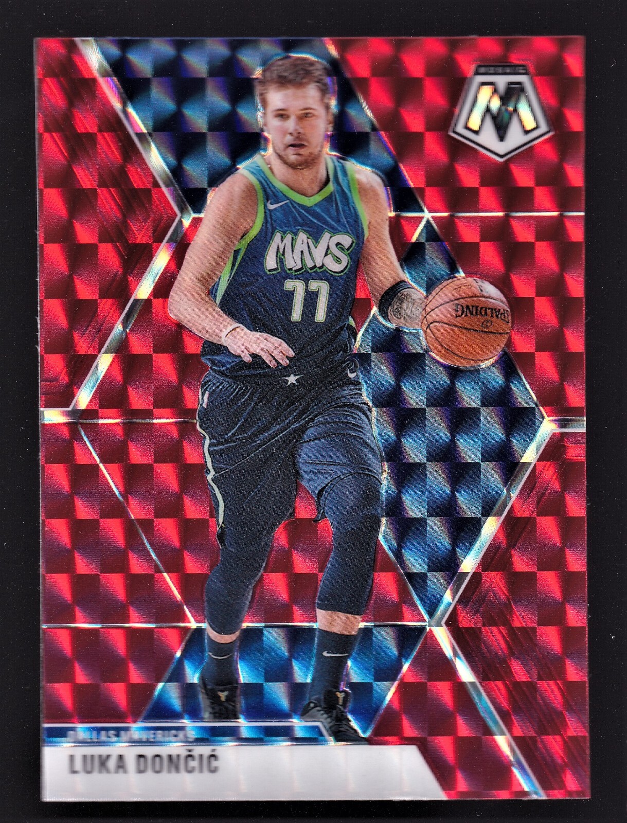 2019-20 Panini Mosaic Luka Doncic🔴 Red Prizm #44 Card SSP Rare 💎Mint Hot