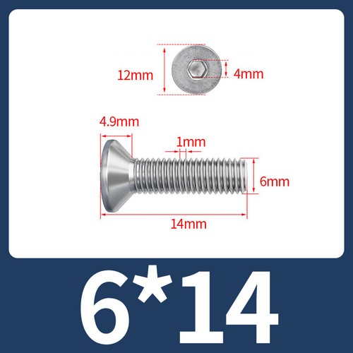 M5 M6 BULLONI SVASATI VITI A BRUGOLA ACCIAIO INOX A2 - Foto 34 di 58