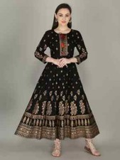 Bollywood Designer Women Anarkali Kurti Set Indian Beautiful Ethnic Kurta Dress