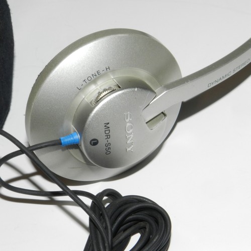 Original Sony MDR-S50 Dynamic Stereo 2.5mm Jack Headphones - Picture 11 of 19