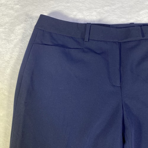 Pantalones de vestir TOMMY HILFIGER para mujer talla 2 azul marino Princeton Bootcut nuevos sin etiquetas - Imagen 3 de 18