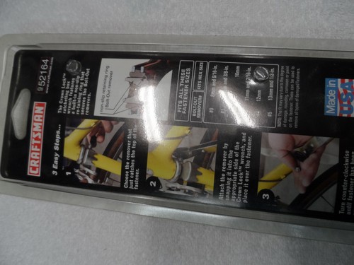 Craftsman Ratcheting Bolt-Out Nut Remover Set USA 7 pcs NIP - Part # 52164 - Picture 5 of 6