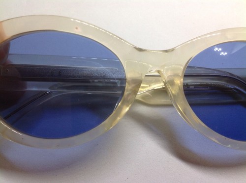 RARE VINTAGE MATSUDA TRANSPARENT/BLUE SILVER SUNGLAS 10614 PW 51-20-145 PRISTINE - Picture 12 of 12