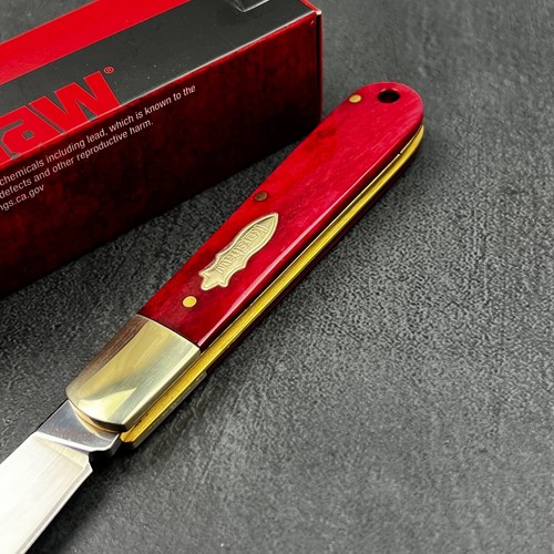 KERSHAW Culpepper Red Bone Handle Slip Joint Blade EDC Folding Pocket Knife NEW - Picture 3 of 9