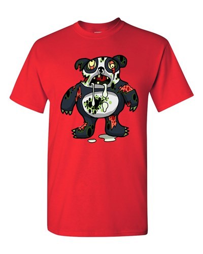 Camiseta Zombie Panda Animales No Muertos Diablo Monstruo Horror Adulto DT - Imagen 6 de 9