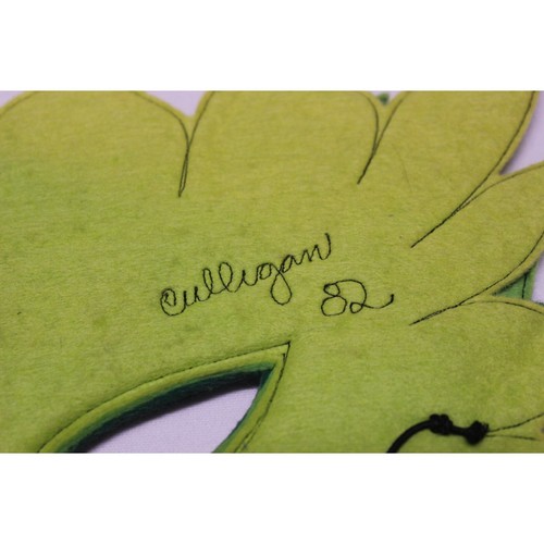 Vintage Mask Hysteria by Maureen Culligan felt carnival festival masquerade mask - Picture 8 of 14