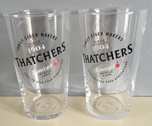 2 X NEW THATCHERS 1904 SOMERSET CIDER PINT GLASSES - Bild 3 von 3