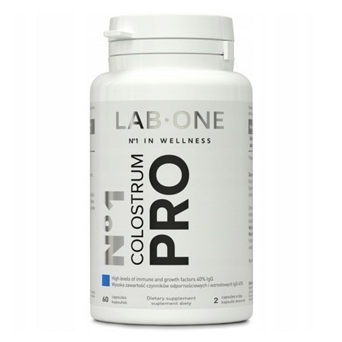 LAB ONE N°1 BOVINE COLOSTRUM PRO 60-180 caps. KILLS VIRUSES, BACTERIA AND FUNGI - Picture 2 of 4