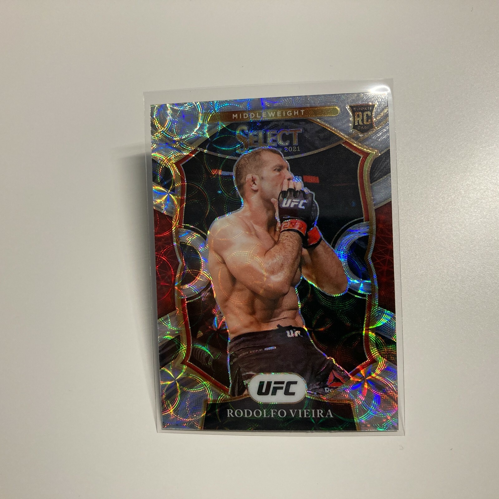 Rodolfo Vieira 2021 Panini Select UFC Concourse Scope Prizm Card #89  A