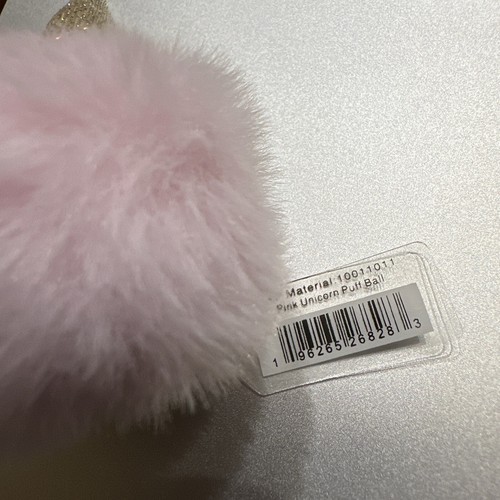 Crocs Jibbitz™ Pink Unicorn Puff Ball SHOES CHARM • Authentic NWT (RARE) - Picture 8 of 10