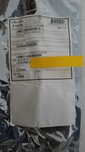 New Cisco STACK-T1-50CM Stacking Cable (We buy and sell Cisco) - Picture 1 of 3