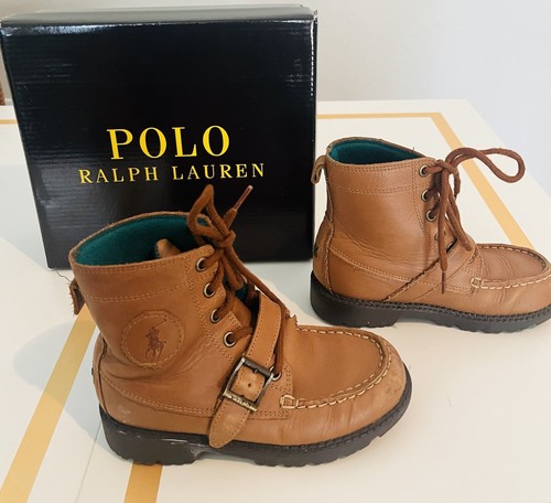 Polo Ralph Lauren Ranger Hi II Boot GS Boys Shoes Size 13 Color: Tan - Picture 9 of 13