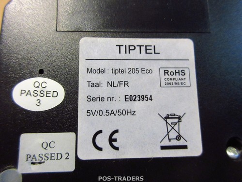 Répondeur Tiptel 205 Eco Analogique NL / FR - EXCL PSU - Photo 3/3