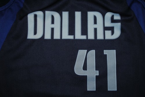 CHAMPION DALLAS MAVERICKS MAVS 41 DIRK NOWITZKI JERSEY SHIRT SIZE MENS SMALL - Picture 5 of 9