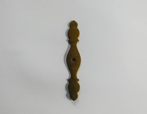 Vintage Brass Drawer Handle Back Plate Colonial 4 1 2 Ebay