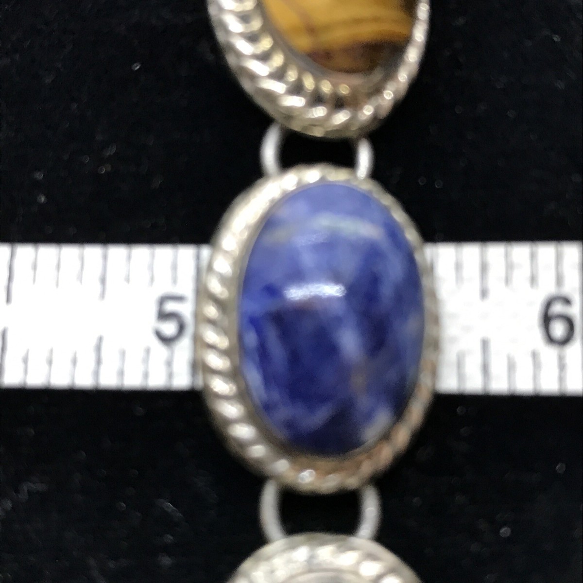 Vintage Taxco Mexico TS-86 925 Sterling Silver & Mutli