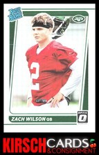 Zach Wilson 2021 Donruss Optic #202     Holo (New York Jets)