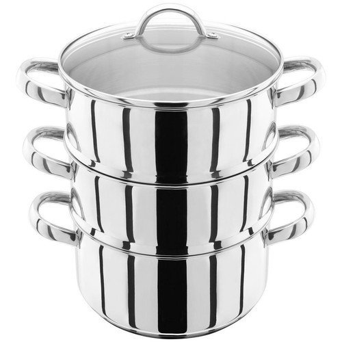 Judge Steamers 3 Tier Steamer Set For All Hob Types Including Induction