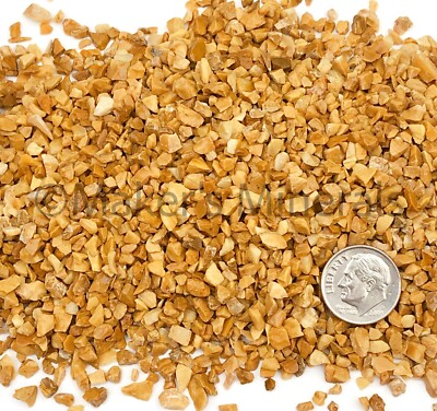 Crushed Yellow Jasper (Grade A), 4mm-2mm, Orgone, Stone Inlay, & Resin Supply