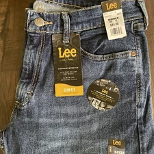 New Lee Men's Legendary SLIM STRAIGHT jeans IN INDY color#102003517 in many size