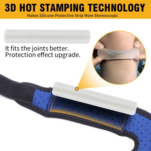 Knee Support Patella Brace Sports Joint Pain Relief Arthritis Tendon Stabilizer - Picture 3 of 14