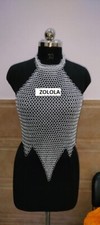 Alluminium Chainmail Butted Rings Top/Tank/Bra for Women.