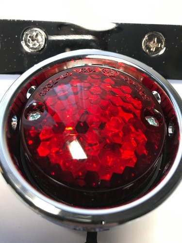 Custom Drilled retro tail light chrome - Picture 4 of 4