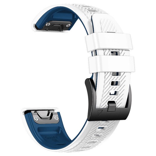 Cinturino Fit Quick per Garmin Fenix 7S 7X 6S 6X Pro 5 5X 3HR Cinturino Orologio Silicone - Foto 51 di 394