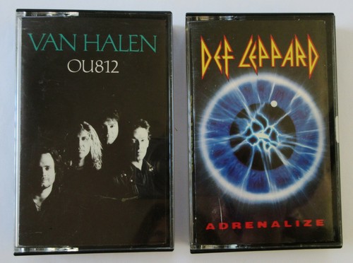 6 Vintage Hard Rock Cassette Tapes AC/DC Stones Van Halen Def Scorpions Ratt - Picture 5 of 8