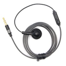 3.5mm Single In Ear Only Mono Earphone with Mic Universal Support Mobile Compute