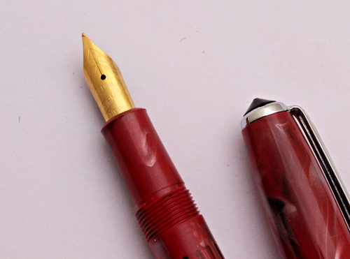 Set Of 5 Airmail 58C Marble Color Eyedropper Fountain Pens VINTAGE NEW OLD STOCK - Picture 3 of 4