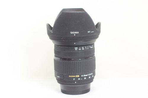 Sigma DC 17-70mm F/2.8-4.5 Wide Angle Lens for Nikon F From Japan w/ Cap & Hood - Picture 7 of 15