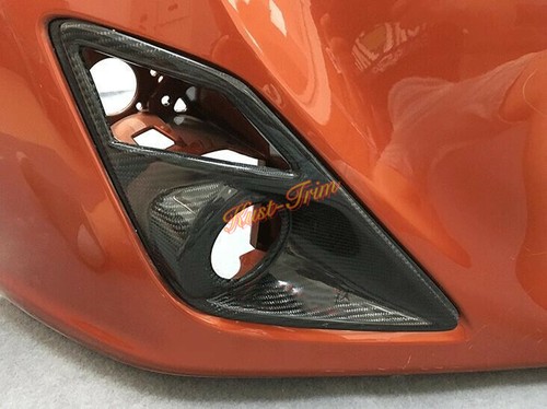 Cubierta de lámpara de fibra de carbono real de luz antiniebla delantera 2 piezas para Toyota 86 2012-2016 - Imagen 2 de 11