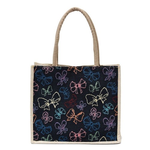 Bow Embroidery Handbag Portable Shoulder Bag New Tote Outdoor - Picture 19 of 19