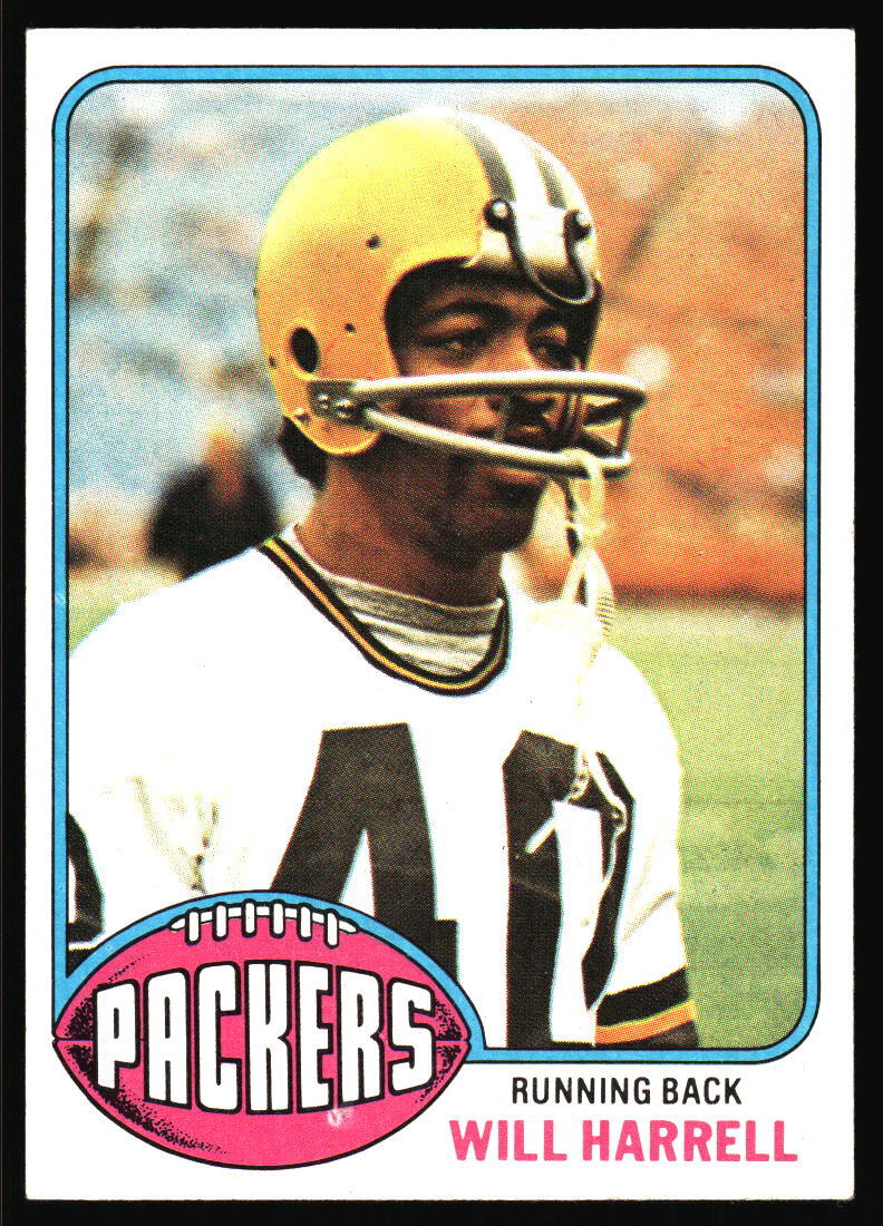 1976 Topps Will Harrell  Rookie  #483 Green Bay Packers