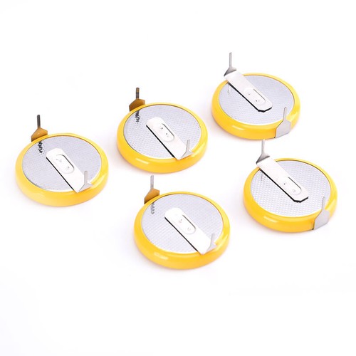 5pcs/lot CR2032 Tabs Solder Foot Soldering Welding Battery Coin Batteries 210mAh - Photo 2/8