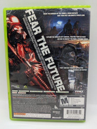 Metro 2033 (Microsoft Xbox 360, 2010) VERY GOOD MANUAL! MAIL IT TOMORROW! - Picture 2 of 3