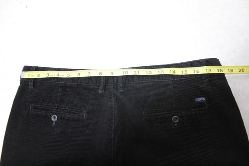 Pantalones de mezclilla de pana calce recto negros 36 x 34 de IZOD para hombre - Imagen 5 de 8