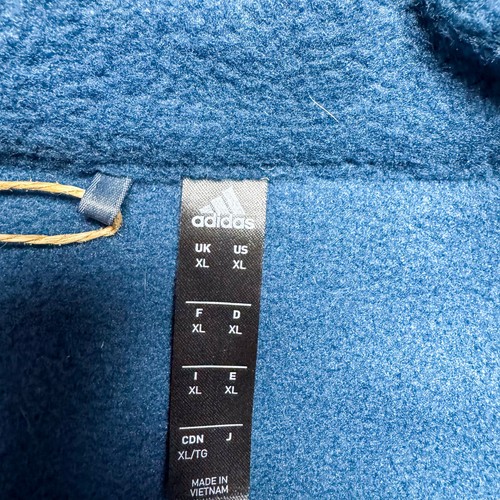 NEW Adidas Golf Chore Coat Mens XL Blue Fleece Outdoor Shacket Athletic Camp NWT - Picture 9 of 14