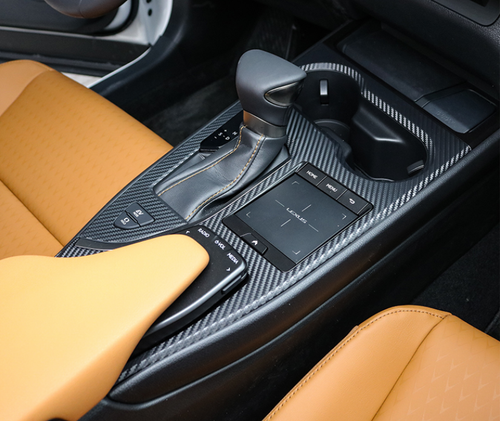 For Lexus UX 2019-2022 200 250h Sticker Carbon Fiber Console Gear Shift Panel - Picture 5 of 18