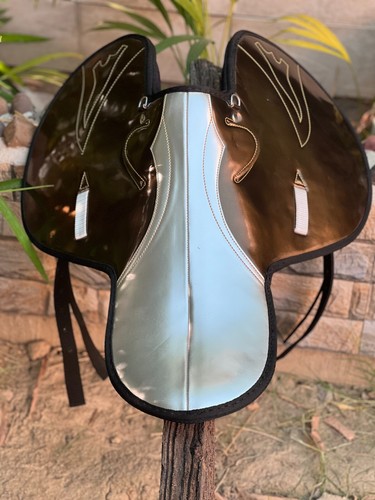 Racing Exercise Light Weight Horse Tack Saddle Synthetic All Sizes Black 15"-18" - Picture 10 of 21